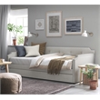 ClickDecor Bella Upholstered Daybed and Trundle Beige