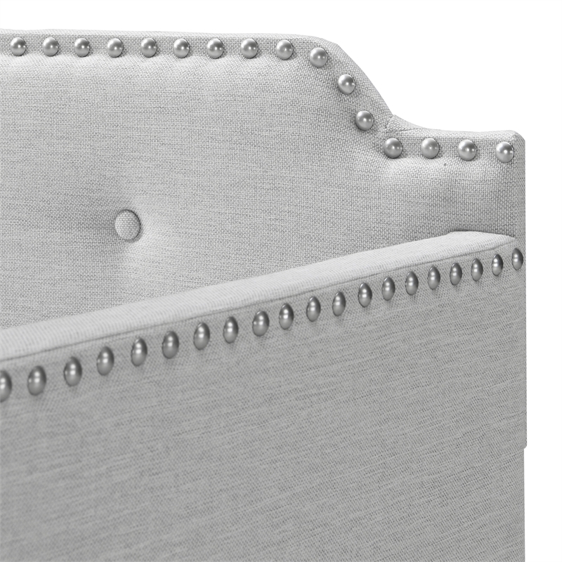 ClickDecor Bella Upholstered Daybed and Trundle Beige