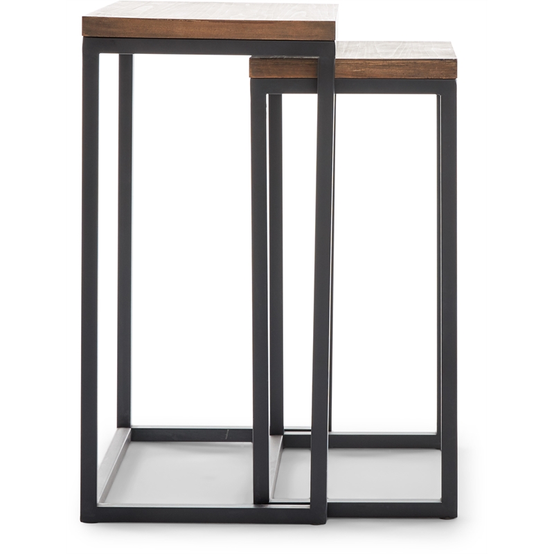 ClickDecor Parker Nesting End Table Set Brown