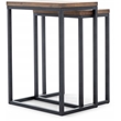 ClickDecor Parker Nesting End Table Set Brown