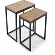 ClickDecor Parker Nesting End Table Set Brown
