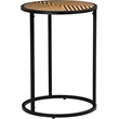 Click Decor Wilson Round Side Table Carbon Black