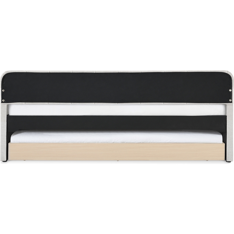 ClickDecor Carmina Tufted Daybed and Trundle Beige