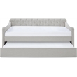 ClickDecor Carmina Tufted Daybed and Trundle Beige
