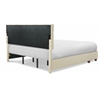 ClickDecor Edmond Storage Bed with Adjustable Height Headboard King Size Beige
