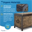 ClickDecor Wilson Farmhouse Wicker Trunk Acacia 30
