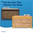 ClickDecor Wilson Farmhouse Wicker Trunk Acacia 30