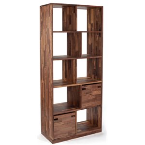 modwerks furniture design zuma tall modern solid wood open shelves in natural