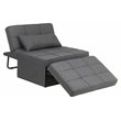 Alexent 4-in-1 Multi-Function Folding Adjustable Fabric Sofa Chair Bed in Gray