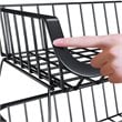 Alexent 5-Tier Metal Utility Carts with Lockable Casters and Flat Top in Black