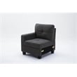 Alexent Modular 5Pc Sectional Sofa Contemporary Couch - DARK GRAY