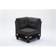 Alexent Modular 5Pc Sectional Sofa Contemporary Couch - DARK GRAY