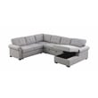 Alexent Sofa Sleeper Couch for Living Room Fabric Pull Out Couch Bed w/ Storage