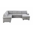 Alexent Sofa Sleeper Couch for Living Room Fabric Pull Out Couch Bed w/ Storage