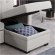 Alexent Classic Reversible Fabric Sleeper Sofa with Storage Chaise - LIGHT GRAY