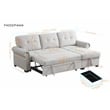 Alexent Classic Reversible Fabric Sleeper Sofa with Storage Chaise - LIGHT GRAY