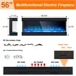 ALEXENT 3 Sided Electric Fireplace 56