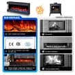 ALEXENT 3 Sided Electric Fireplace 56