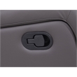 Alexent Manual Faux Leather Recliner 3-Seater Sofa Couch in Gray