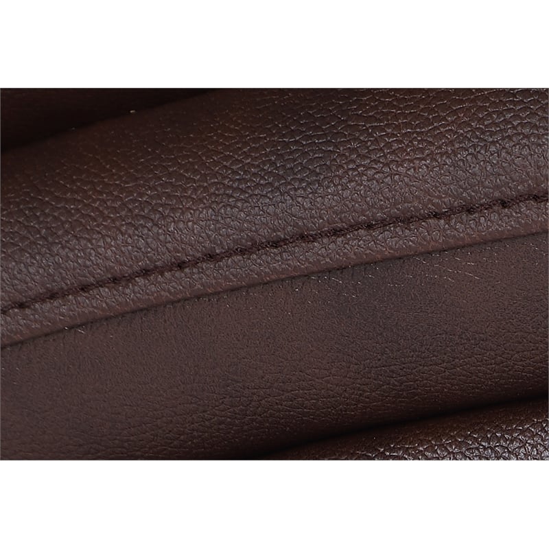 Alexent Leather Recliner Sofa 3 Pieces Power Recliner Home Theater Seating Brown