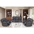 Alexent Leather Armchair Recliner Electric Power Lift  Reclining Sofa Gray