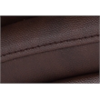 Alexent Recliner Leather Sofa Power Reclining 3 Seater Sofa Theater Couch Brown