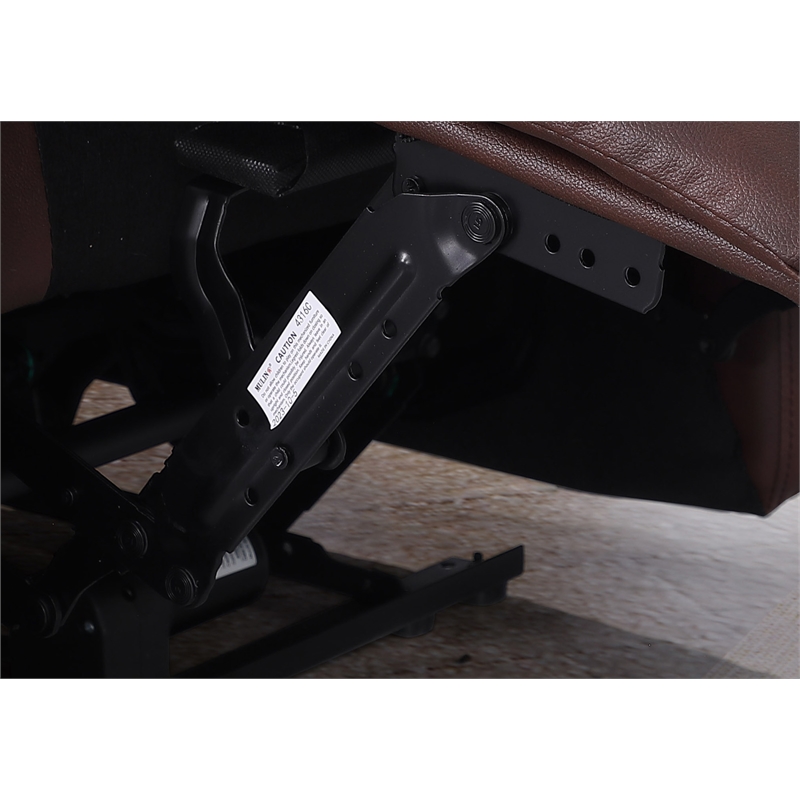 Alexent Leather Recliner Loveseat Power Reclining Sofa Theater Couch Brown