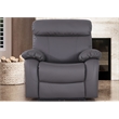 Alexent Leather Recliner Armchair Power Lift Reclining Sofa Theater Couch Gray