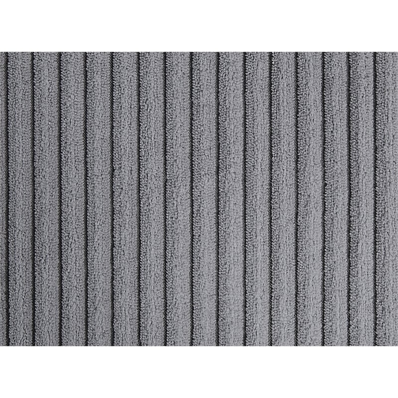 Alexent Fabric Sectional Sofa Deep Seat Left Facing Sleeper Chaise Gray