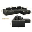 Deep Couch Sleeper Sectional Sofa 108
