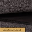 Modular Loveseat with Ottoman Chaise Chenille Wide Couch Sectionals Dark Gray