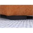 Modular Couch with Chaise Chenille Deep Sectional with Extra Large Seat Caramel