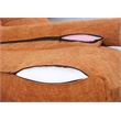 Modular Couch Sofa Chaise Set Chenille Soft Sectionals with Deep Seats Caramel