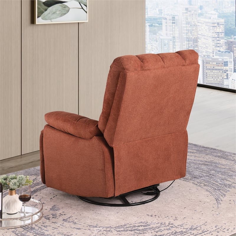 Ada Dual Motor Power Lift Recliner With USB Port Fabric Upholstered Caramel