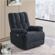 Ada Dual Motor Power Lift Recliner With USB Port Fabric Upholstered Black