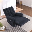 Ada Dual Motor Power Lift Recliner With USB Port Fabric Upholstered Black