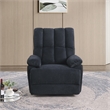 Ada Dual Motor Power Lift Recliner With USB Port Fabric Upholstered Black