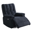 Ada Dual Motor Power Lift Recliner With USB Port Fabric Upholstered Black