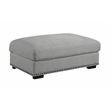 Oliver Polyester Sectional Sofa Couch with Ottoman & Cup holder & Charger Gray