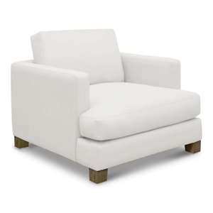 hello sofa home galaxy modern top grain leather club armchair in white