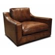 Hello Sofa Home Ramba Top Grain Leather Club Armchair with Deep Seat in Brown