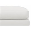 Hello Sofa Home Galaxy Modern Top Grain Leather Ottoman in White