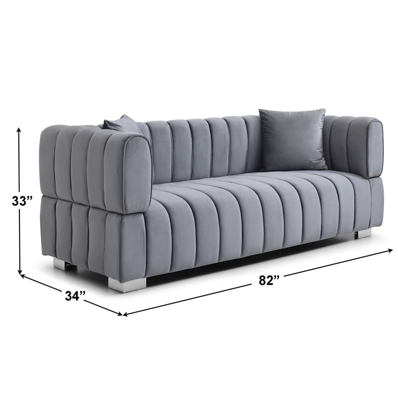 Luxurious Luna Velvet Sofa