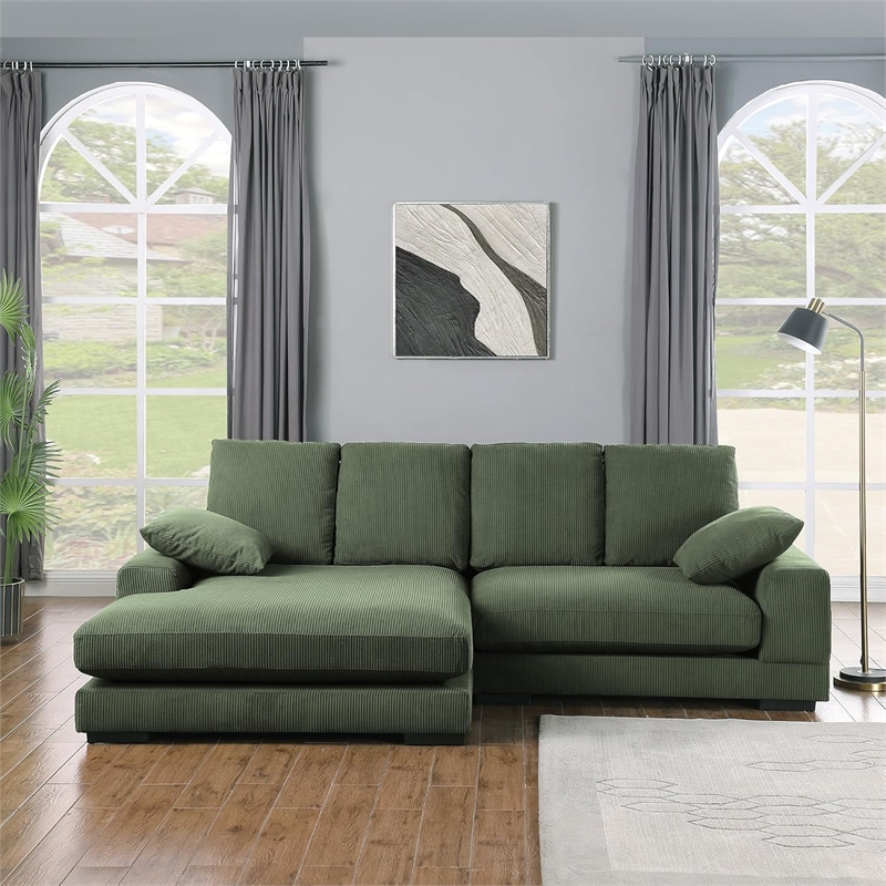 Daisy Convertible Sectional Sofa Couch with L-Shaped Design