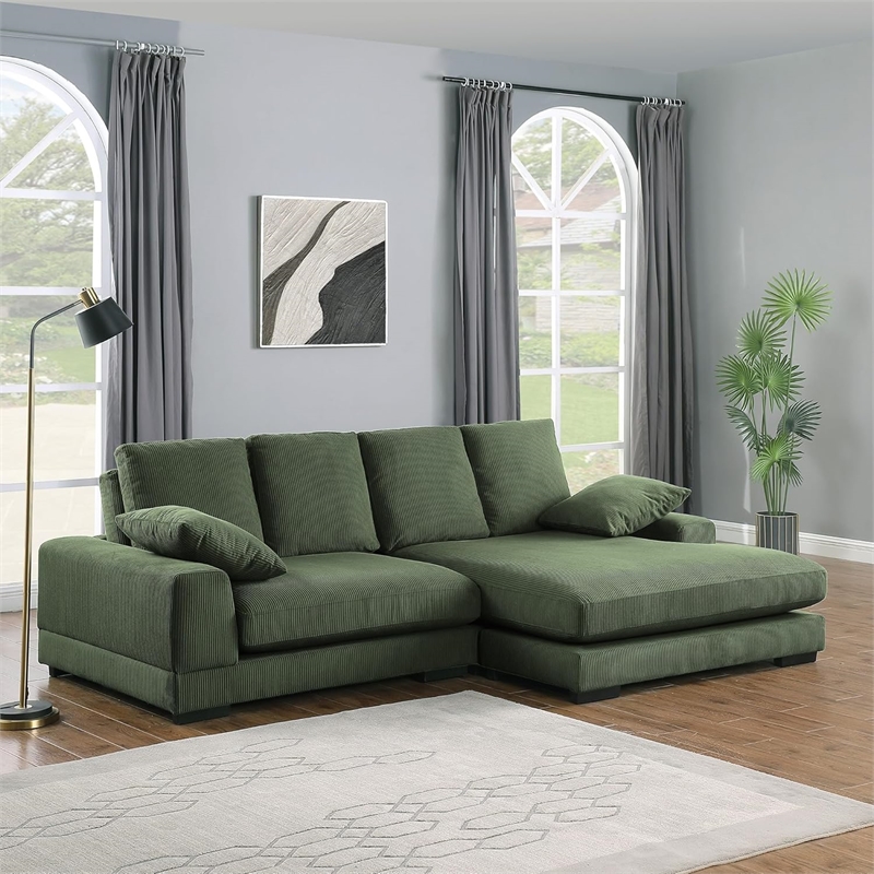 Daisy Convertible Sectional Sofa Couch with L-Shaped Design