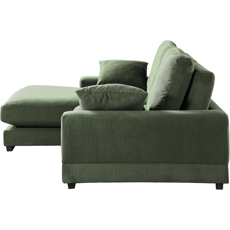 Daisy Convertible Sectional Sofa Couch with L-Shaped Design