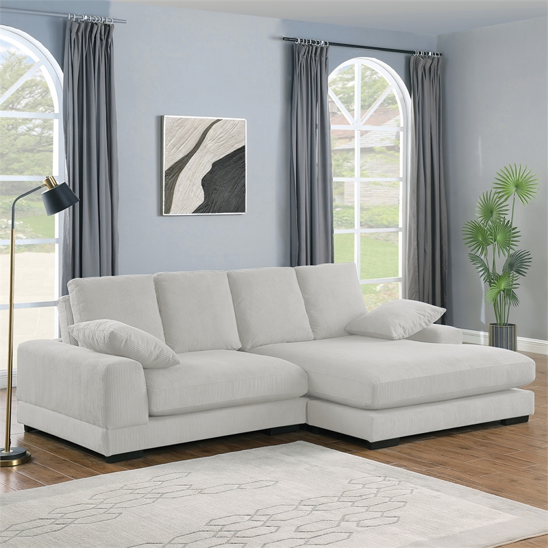 Daisy Convertible Sectional Sofa Couch with L-Shaped Design