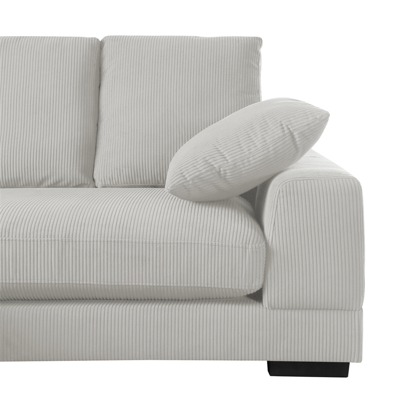 Daisy Convertible Sectional Sofa Couch with L-Shaped Design