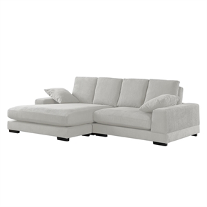 Daisy Convertible Sectional Sofa Couch with L-Shaped Design