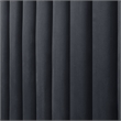 Avalon Velvet Upholstered King Platform Bed in Black